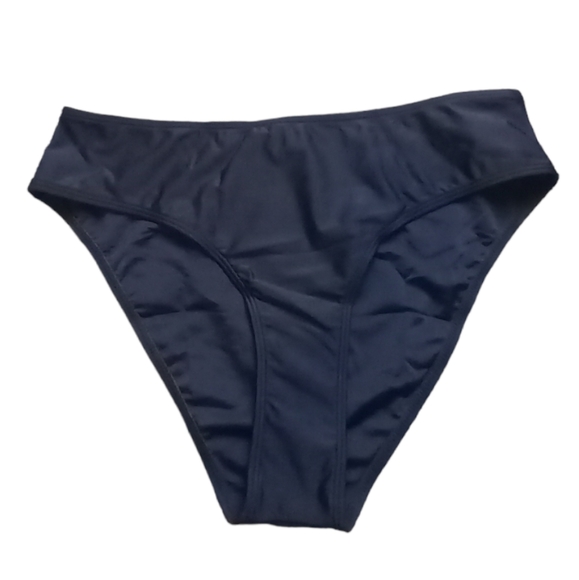 NWT Luna Wave high waisted Bikini bottoms ● Black ● Size L #194 - Picture 2 of 6